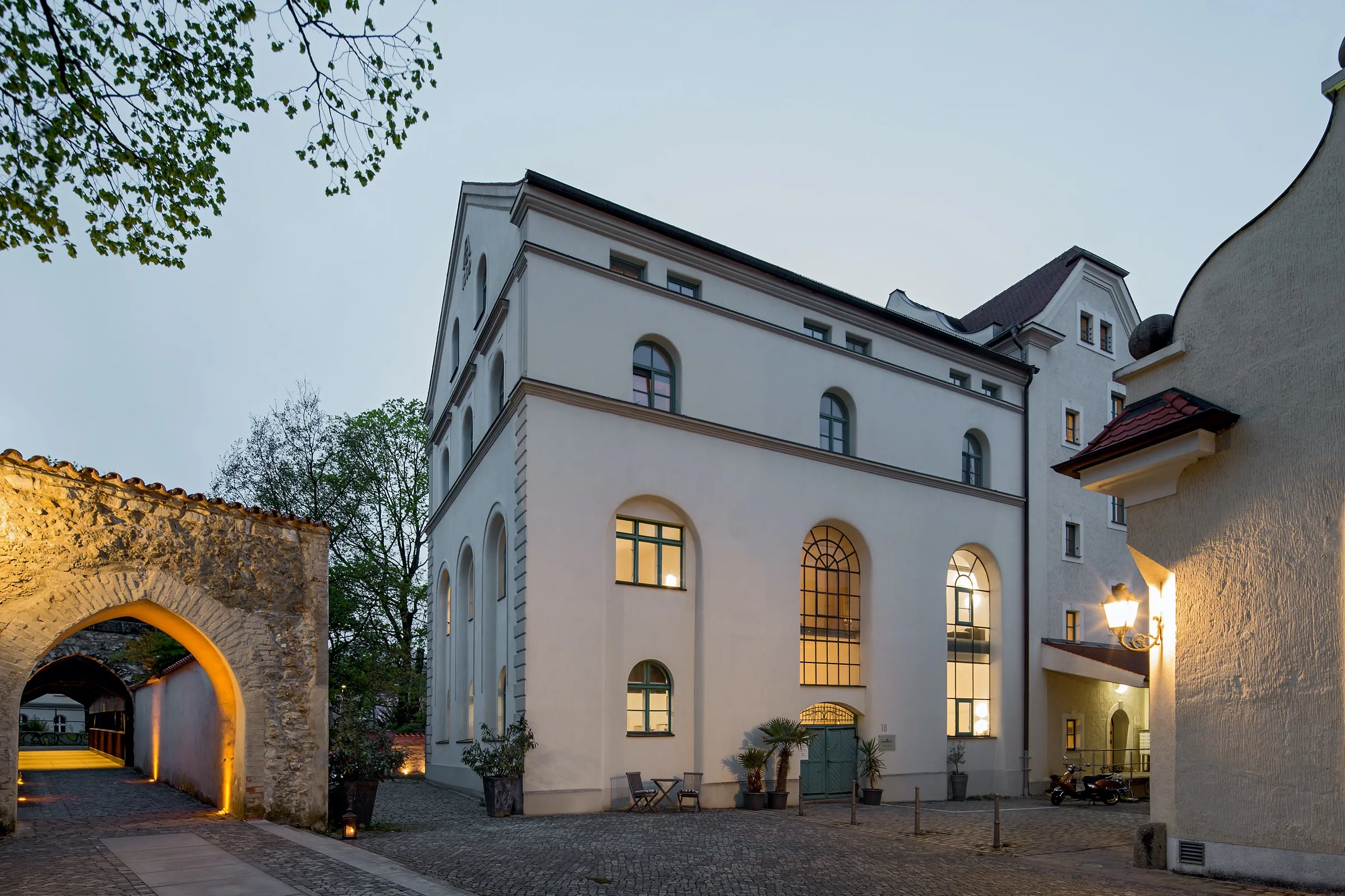 Die Fassade des Loft 18 in der Amberger Altstadt